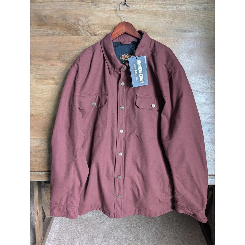 NWT Harley-Davidson Jacket Mens 4XL Red 120th Anniversary Operative Riding Jacke